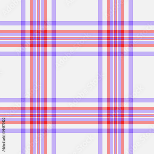Patterned background pattern vector, open plaid fabric check. Navy seamless tartan texture textile in indigo and white colors.