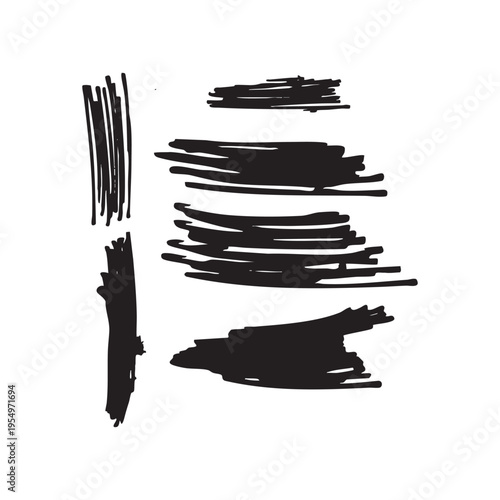 Black and white fork and knife cutlery set with stack and design icons illustration