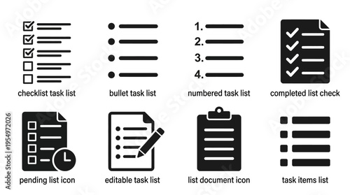Office Document Vector Icons Collection