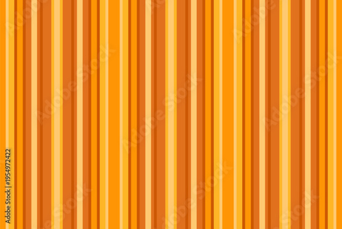 Hrazil background fabric lines, handmade pattern seamless texture. Coyalty vector stripe vertical textile in orange and amber colors.
