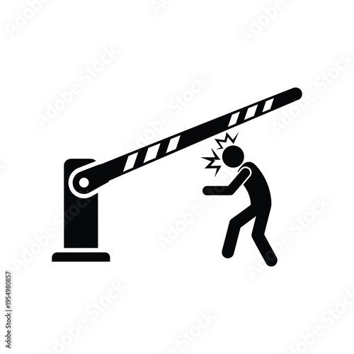 Barrier Gate Hit Person Problem