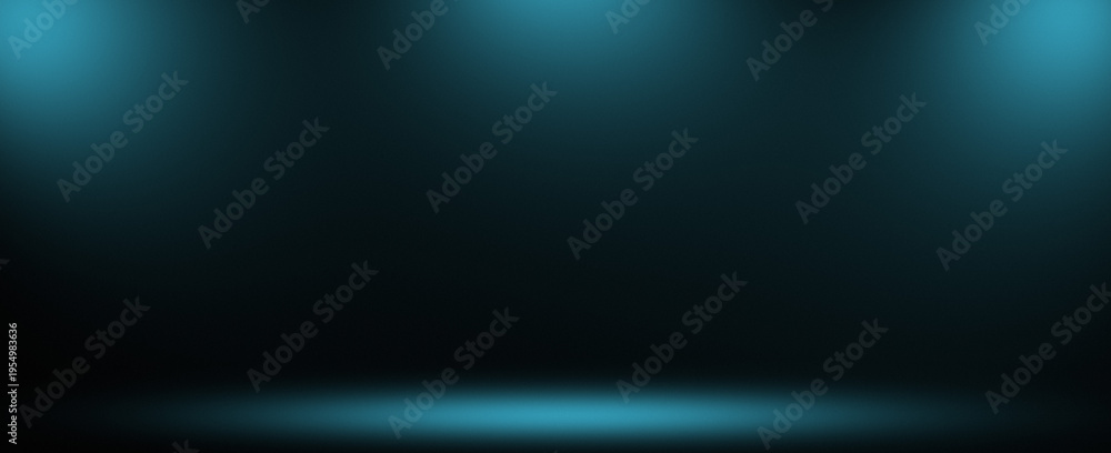 Obraz premium Deep Teal Banner