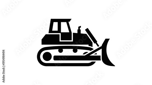 Bulldozer Construction Heavy Equipment Machine.