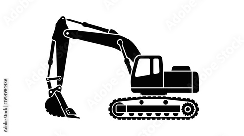 Excavator Machine Heavy Equipment Construction.
