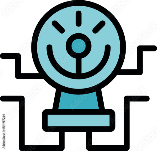 Webcam connected to circuit board, symbolizing live streaming, broadcasting, and video communication