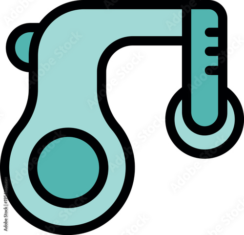 Retractable measuring tape being extended showing centimeters on an isolated white background