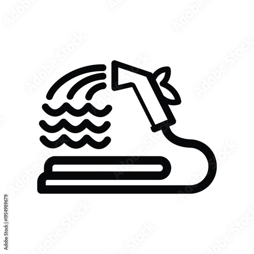 Water Hose Sprinkler Irrigation Agriculture Concept