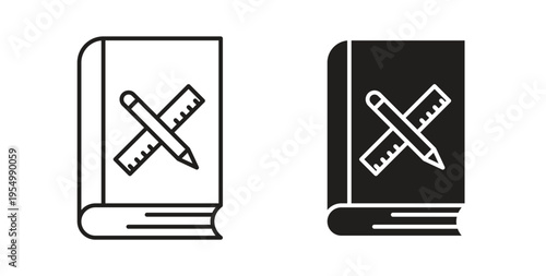 Brand guidelines icon vector design elements. icon in flat and line style.