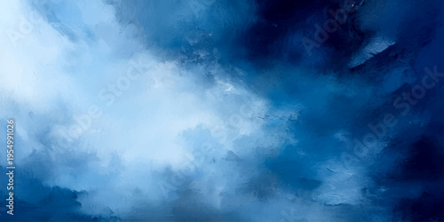 Vector Dramatic cumulus cloud formation and atmospheric blue expanse and weather phenomenon and celestial vista and gradient hues and dreamy composition 