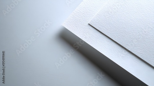 Minimalist Paper Texture: A close-up view captures the subtle textures and clean lines of textured paper, perfect for showcasing design.