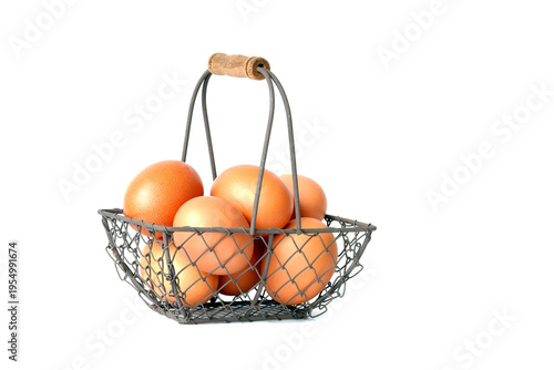 Eier im Korb