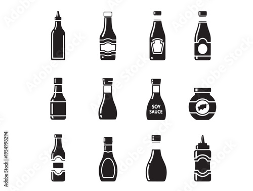 A collection of various bottles and containers