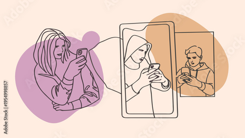 Cellphone taking selfy 