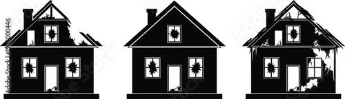 Modern, house, architecture, line, drawing, vector, home, design, exterior, building, construction, minimalist, blueprint, residential, real, estate, property, luxury, facade, perspective.