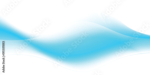 Abstract Blue Transparent Wave Background Modern Flowing Gradient Design