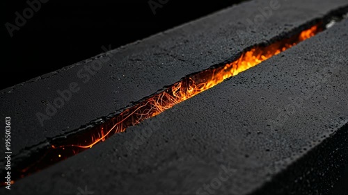 Extreme Macro Obsidian Data Flow Algorithm Glowing Groove