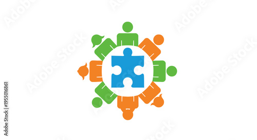 People Joining Hands in Unity Concept.