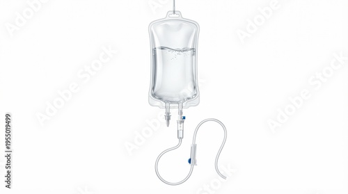 Medical fluid bag for intravenous infusion therapy, providing essential hydration and nutrient delivery to patients in clinical settings