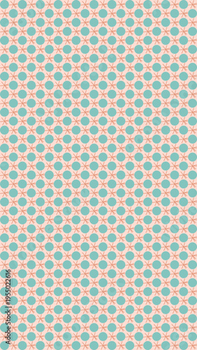 Geometric Dots Pattern: An inviting abstract pattern featuring a repeating arrangement of geometric dots, forming a visually appealing design.
