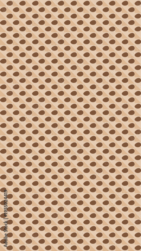Fototapeta premium Textured coffee beans pattern: A close-up view presents a mesmerizing pattern of evenly arranged coffee beans. The textured surface and rich hues evoke the warmth and aroma of freshly brewed coffee.