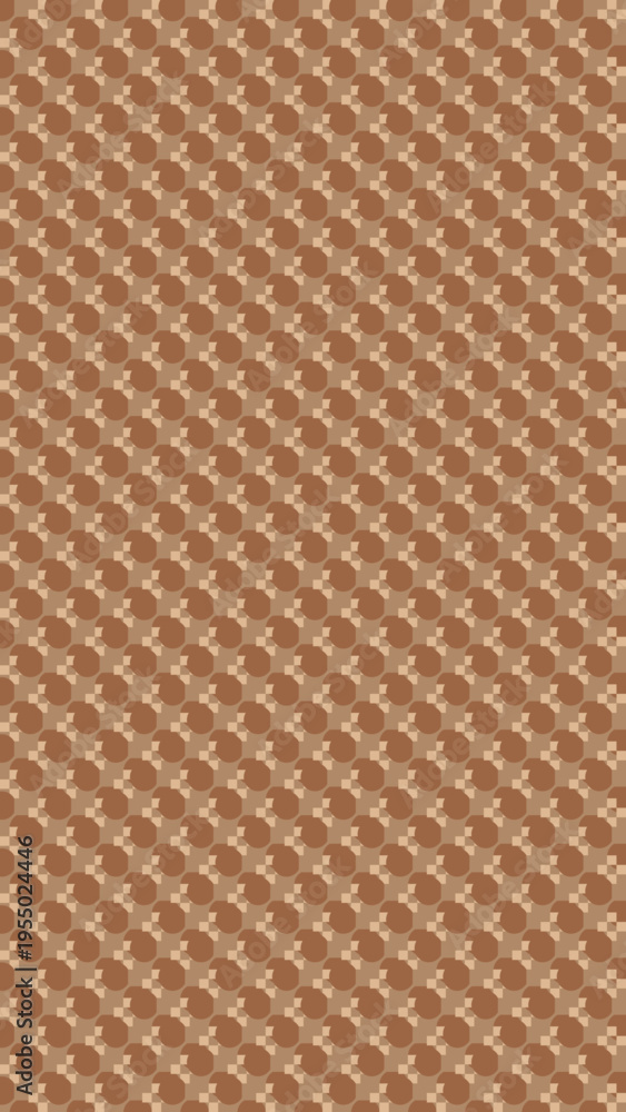 Fototapeta premium Geometric Elegance: A simple geometric pattern of repeating shapes create a visually appealing texture with a sense of rhythm and harmony.