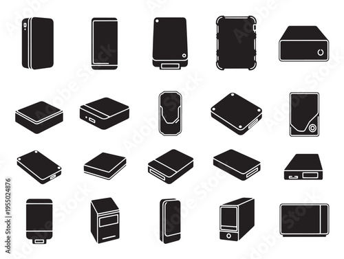 Collection of various electronic devices and gadgets