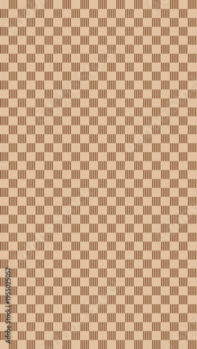 Geometric Brown Checkerboard Pattern: This eye-catching checkerboard pattern in a warm brown tone provides a visually engaging backdrop, offering versatile application across a multitude of designs. 