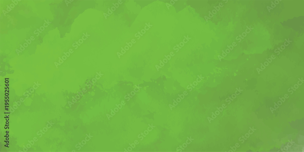 Fototapeta premium Abstract green watercolor background, fresh nature texture for eco-friendly design or spring wallpaper.