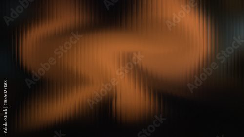 Dynamic abstract background featuring warm orange tones against a deep, dark gradient, creating a rhythmic, wave-like pattern that evokes a sense of flowing energy and modern digital aesthetic, 