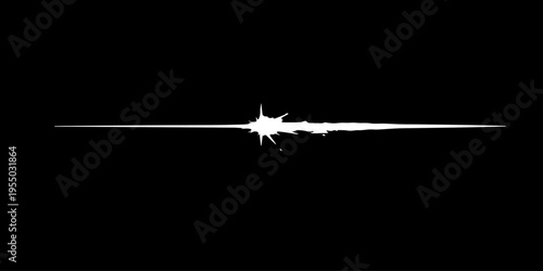 Black and white vector illustration of a sharp steel needle and a flying airplane isolated on an abstract light background