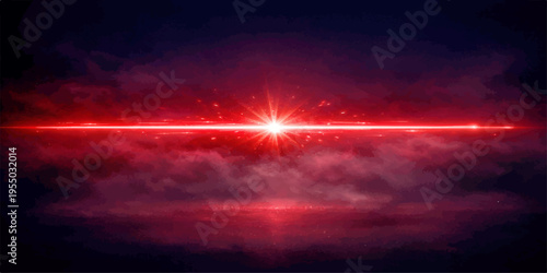 Abstract sky background with stars and space for text featuring a beautiful sunset landscape with dramatic orange and red clouds at dusk