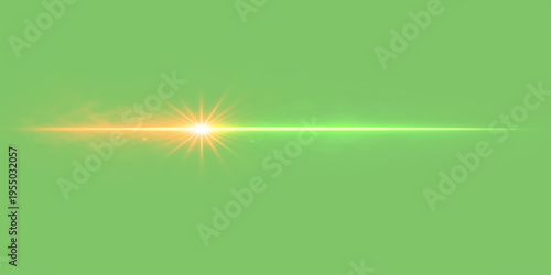 An abstract green background featuring glowing lines and bright sun rays that blend into a blue sky texture for a vibrant summer energy wallpaper design