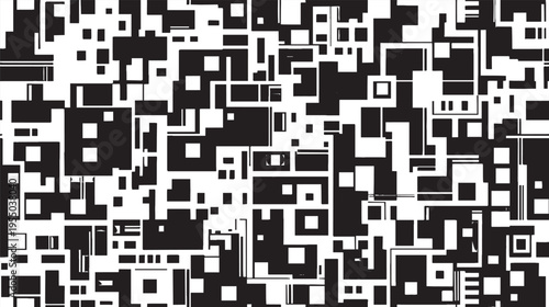 Architectural plans, abstract floor plan shapes vector illustration.
