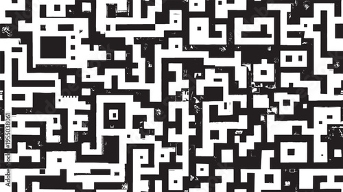 Architectural plans, abstract floor plan shapes vector illustration.
