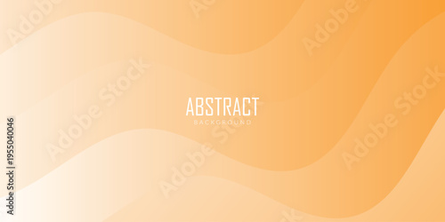 abstract orange gradient wave layered background vector illustration.