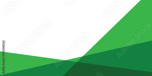 abstract creative minimalist green triangular shape art for card, poster, background.