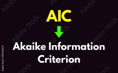 Photos AIC Meaning, Akaike Information Criterion