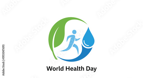 World Health Day logo design.