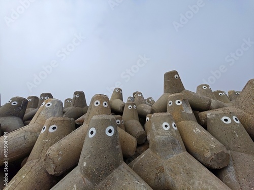 Tetrapoden mit Augen