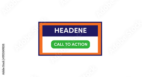 Headene Call to Action Button Design.