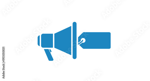 Megaphone with a price tag attached.