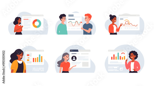 This minimalist illustration evokes a sense of interconnectedness and data flow, perfect for tech companies, innovation blogs, or representing digital