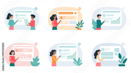 A stylish illustration of a woman in a coral sweater and green skirt, perfect for branding, design projects, or conveying a sense of contemporary styl