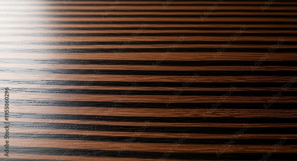Obraz premium A close-up of a wooden surface with a black and brown pattern