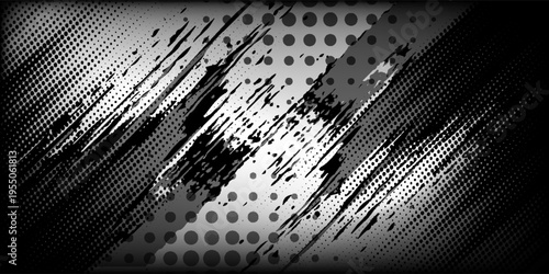 Tire tracks background for rally, drift, motocross, off-road and other auto and motorsport. Black tire marks on a white background with a worn effect and splashes of dirt. Vector isolated texture