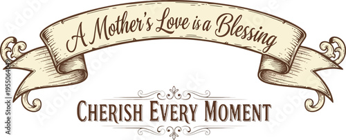 A heartfelt banner celebrating the bond of a mother’s love and cherished moments together