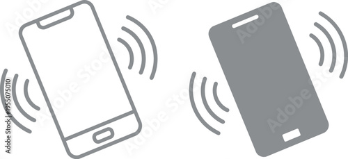 A simple line drawing of a steaming hot cup of coffee on a saucer, depicted in a minimalist vector illustration style.