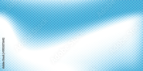Abstract 3D geometric background with repeating diamond pattern in blue tones. Smooth gradient fade, minimal clean composition, copy space