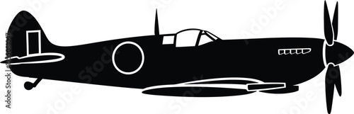 V e day tribute vintage fighter aircraft celebrating victory in europe