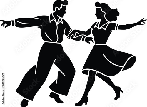 Victory in europe day vintage dance celebrations